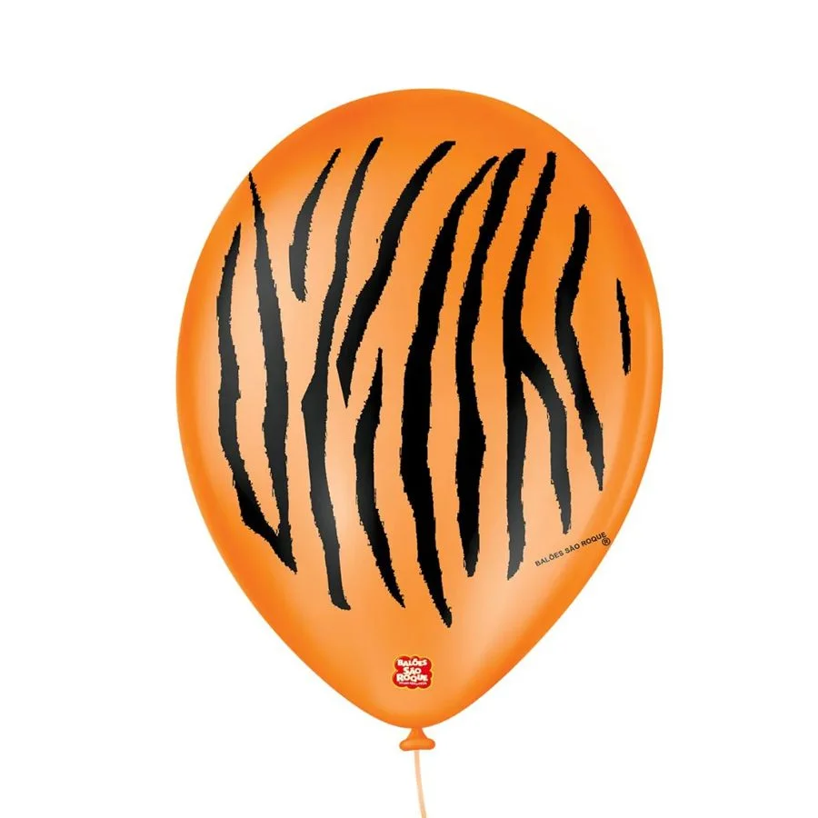 Balão Tigre Laranja